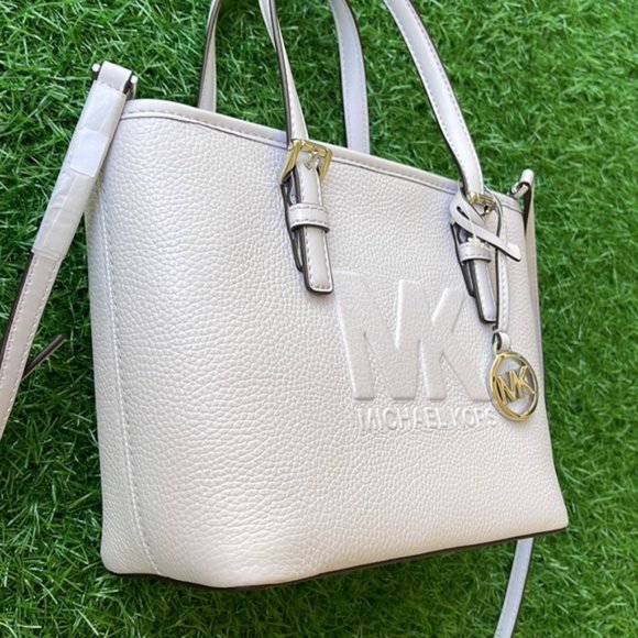 Michael Kors XSmall Carryall Convertible Top Zip Tote Lavender Mist - Picture 2 of 16